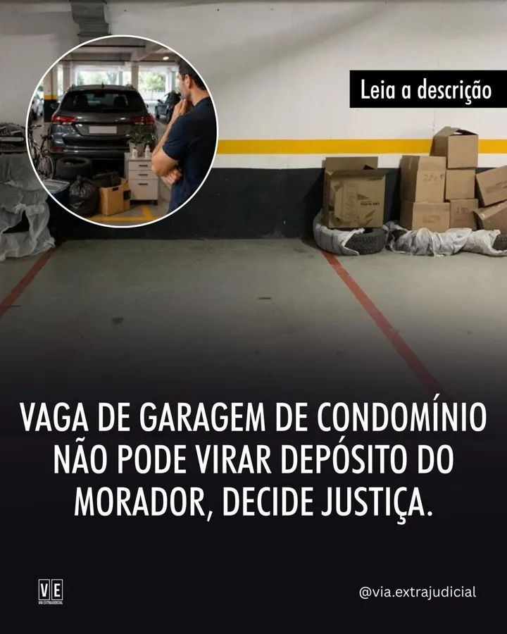 Post sobre vaga de garagem em condomínio