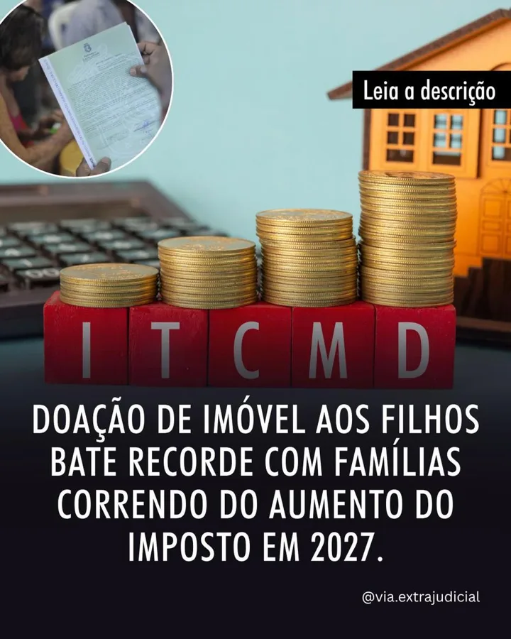 Post sobre doação de imóvel e ITCMD